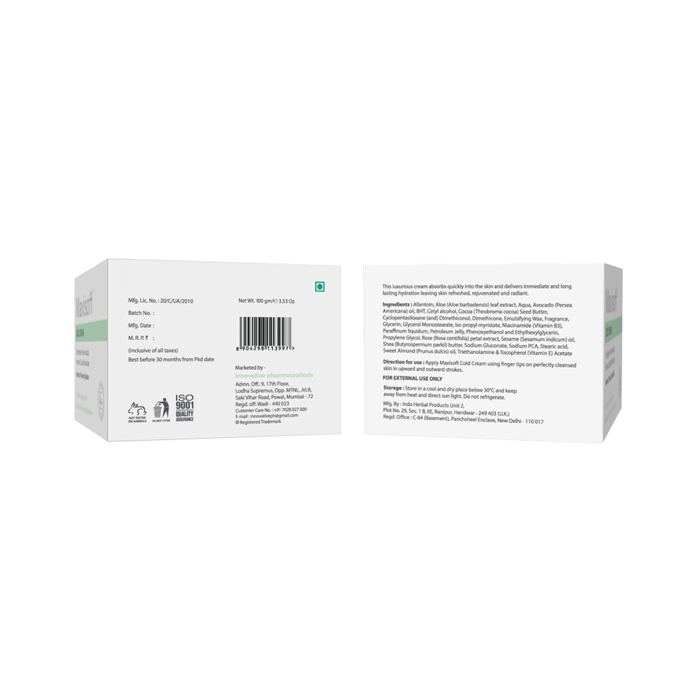 Maxisoft Cold Cream (100gm Each) - Image 3