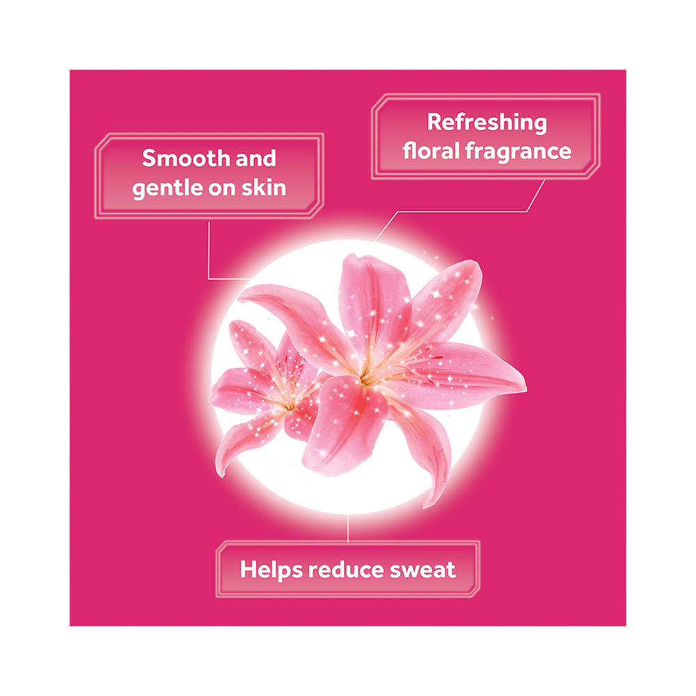 Pond's Magic Freshness Talc Powder Dreamflower Pink Lily - Image 6