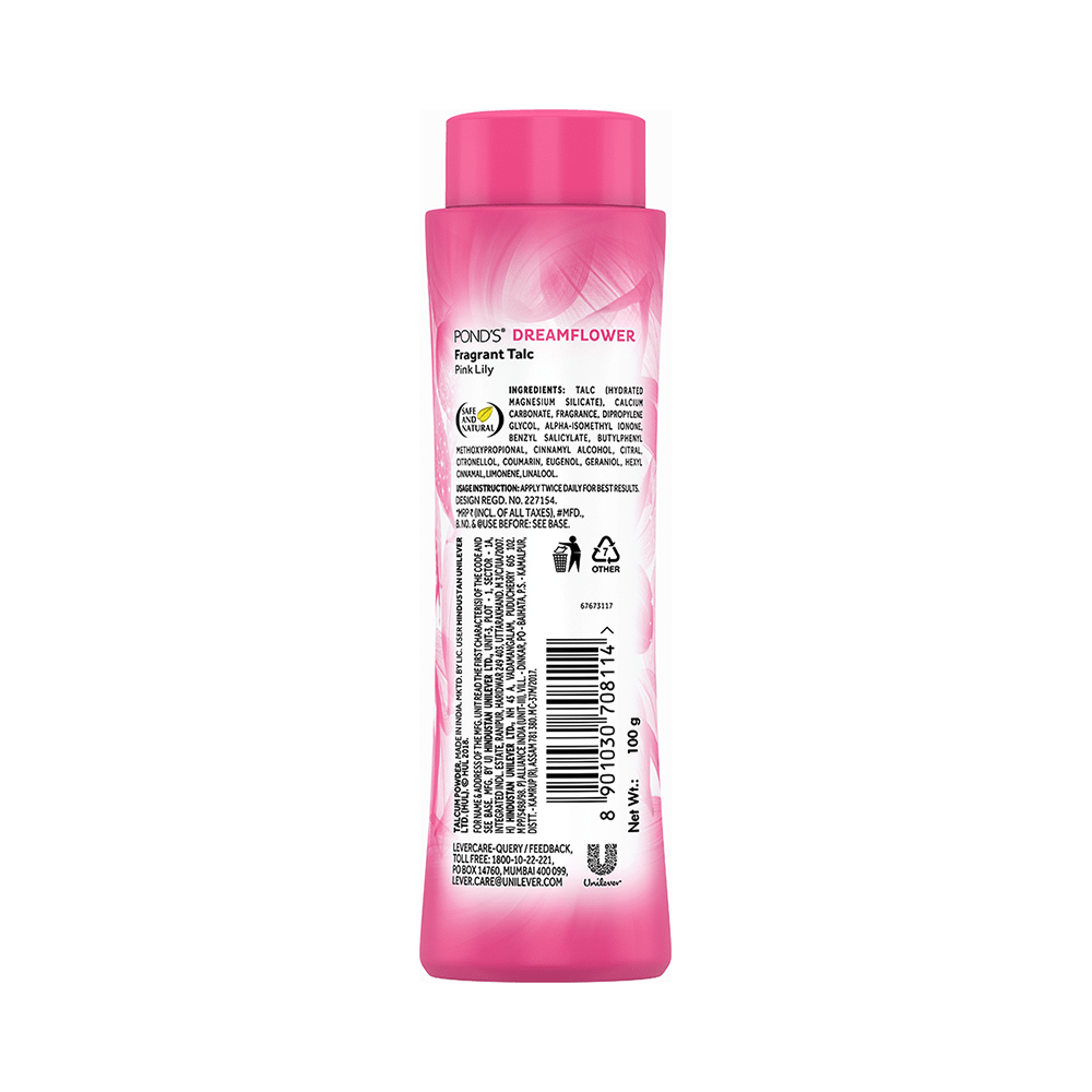 Pond's Magic Freshness Talc Powder Dreamflower Pink Lily - Image 2