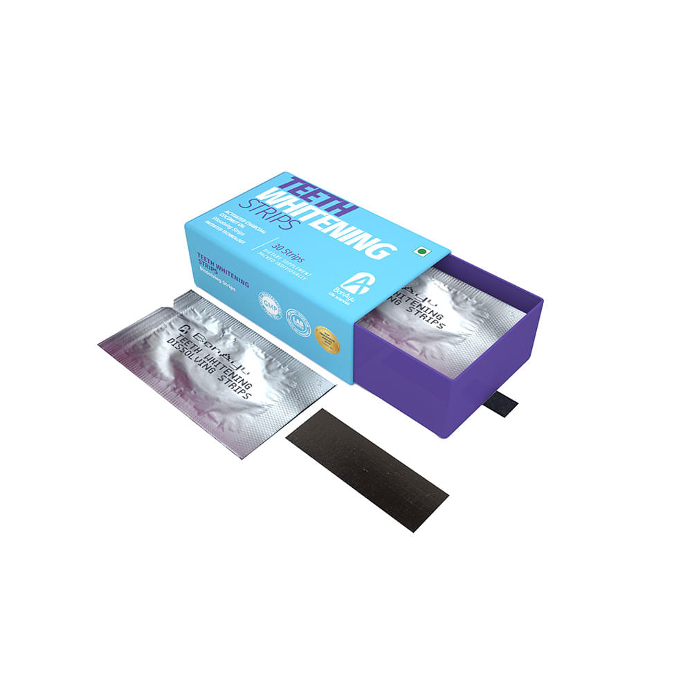 BonAyu Teeth Whitening | With Activated Charcoal & Coconut Oil | Strip - Image 3