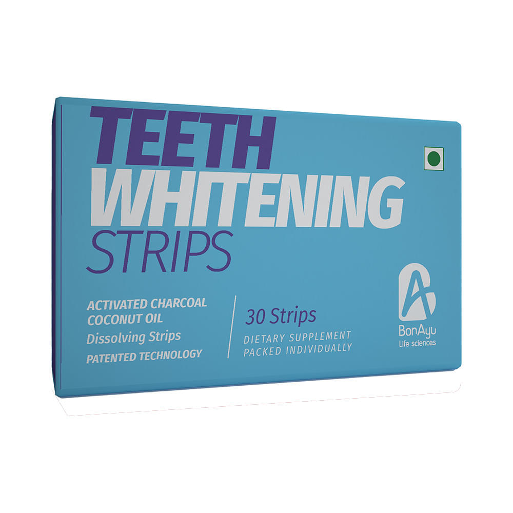 BonAyu Teeth Whitening | With Activated Charcoal & Coconut Oil | Strip - Image 1