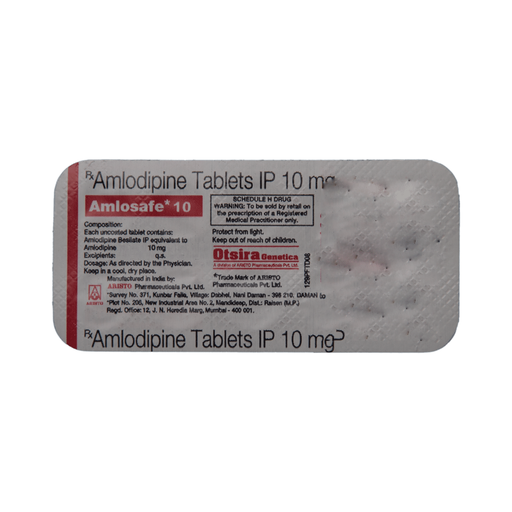 Amlosafe 10 Tablet - Image 5