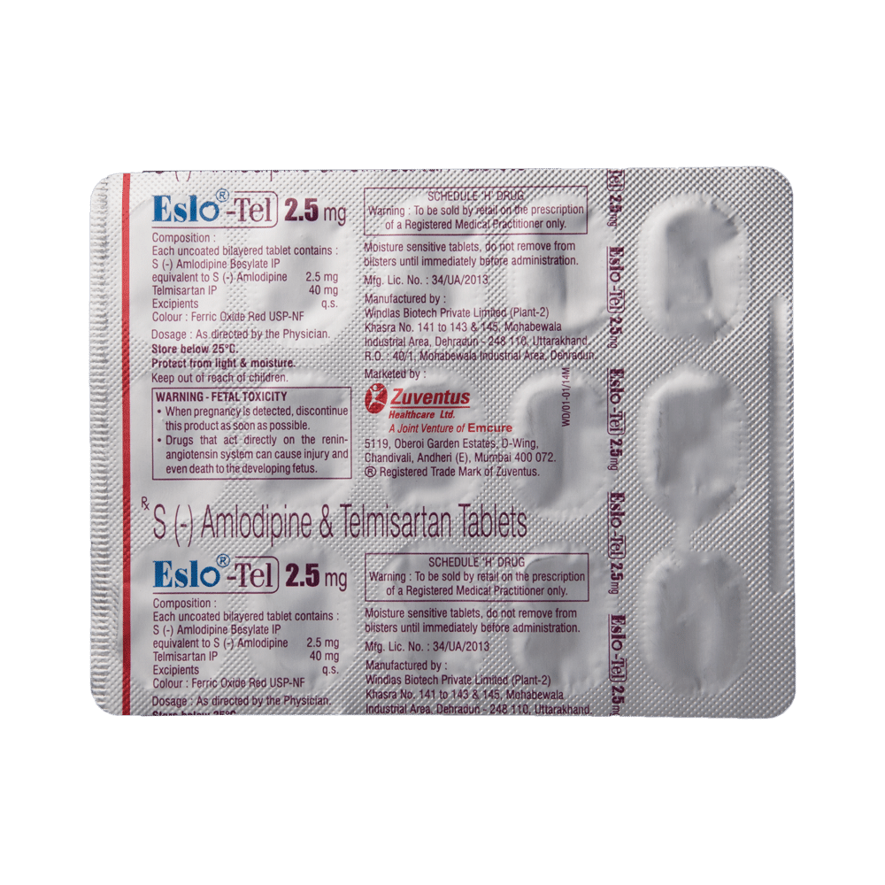 Eslo-Tel 2.5mg Tablet - Image 5