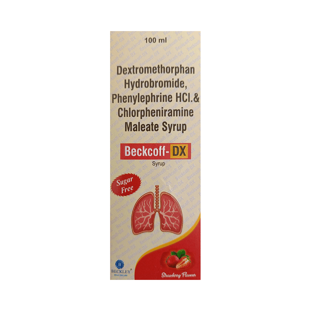 Beckoff-DX Syrup Strawberry Sugar Free