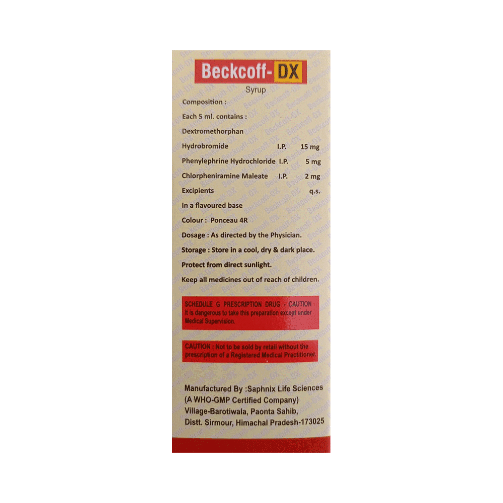 Beckoff-DX Syrup Strawberry Sugar Free - Image 2