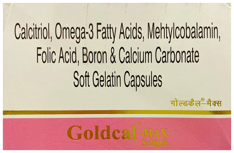 Goldcal-MAX Softgel Capsule - Image 1