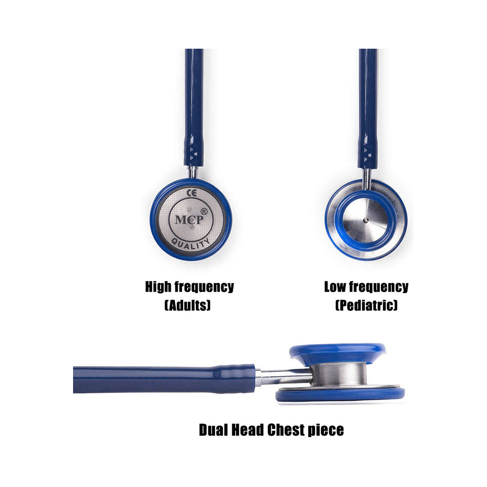 MCP Cardiology Stethoscope Blue - Image 2