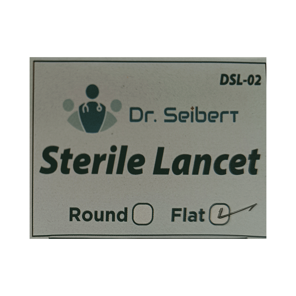 Dr. Seibert DSL-02 Sterile  Lancets Flat