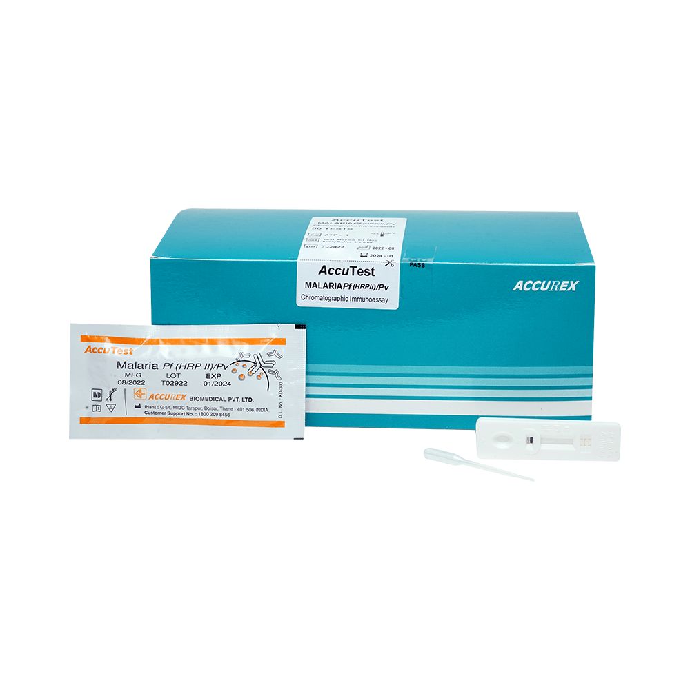 Accu Test Malaria Pf (HRPII)/Pv Test Kit - Image 1