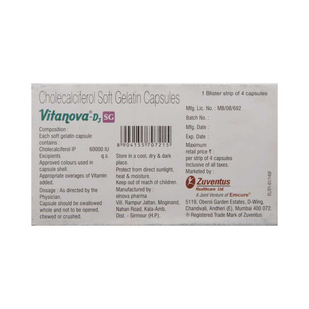 Vitanova - D3 SG Capsule - Image 3