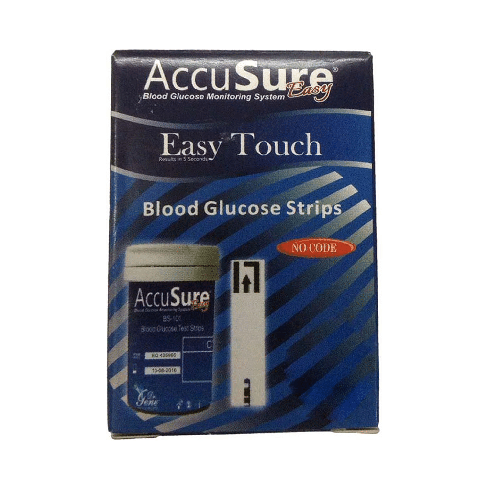 Dr. Gene Accusure Easy Touch Blood Glucose Test Strip