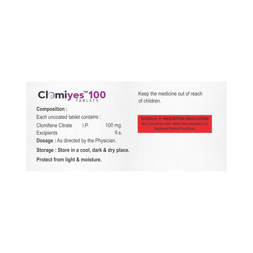 Clomiyes 100mg Tablet - Image 2