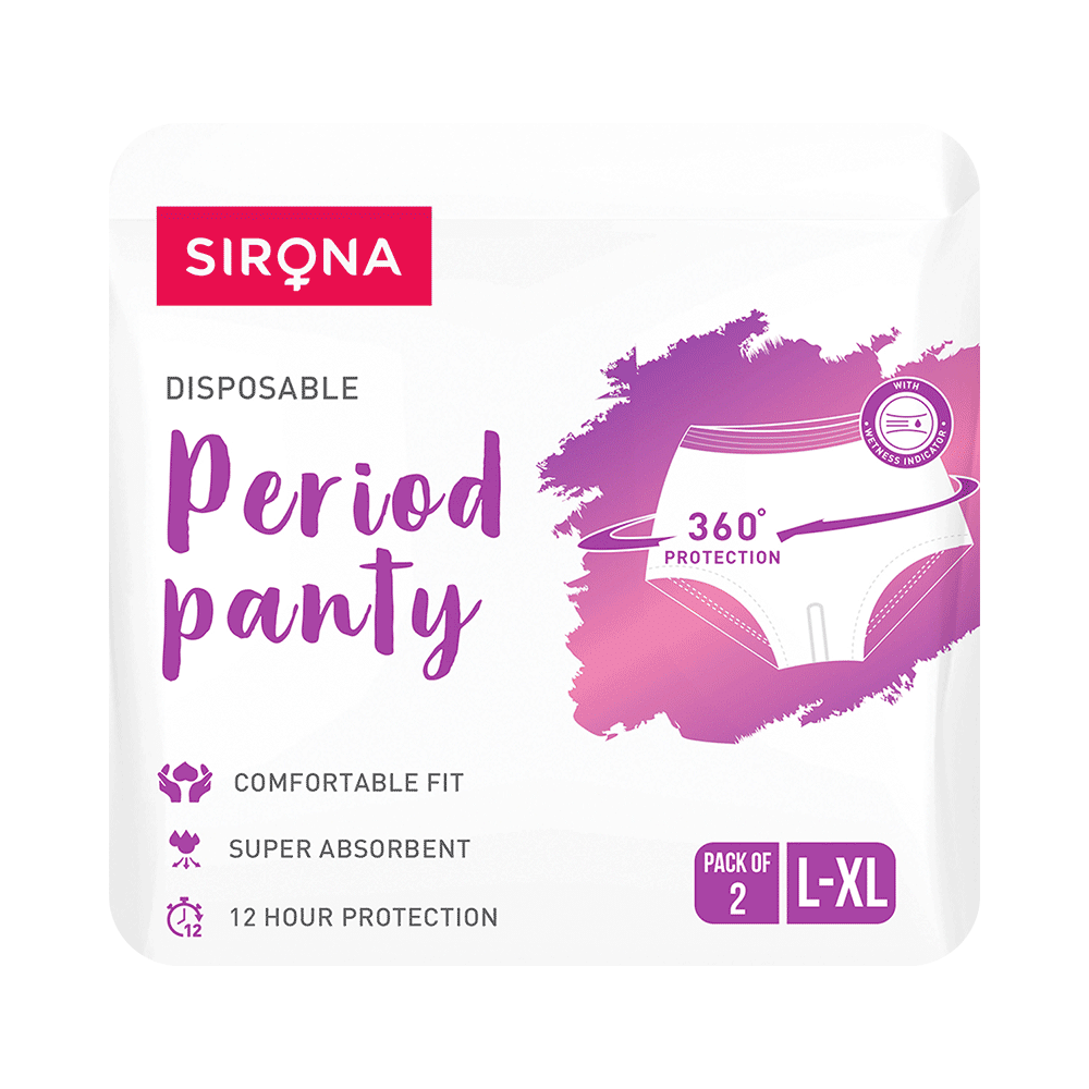 Sirona Disposable Period Panty L-XL