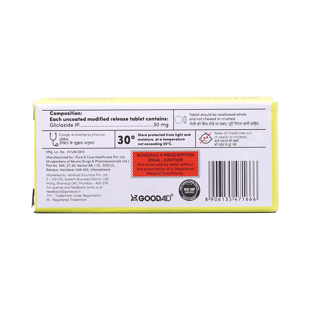 Gliclagood MR 30 Tablet - Image 2