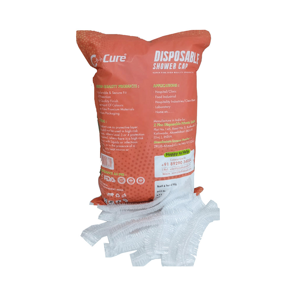 C Cure Disposable Shower Cap (200 Each) - Image 3
