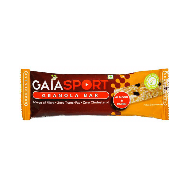 Musli & Nutritional Bar Combo of GAIA Crunchy Muesli Nutty Delight 1kg and GAIA Granola Almond & Raisin Bar 30gm - Image 5