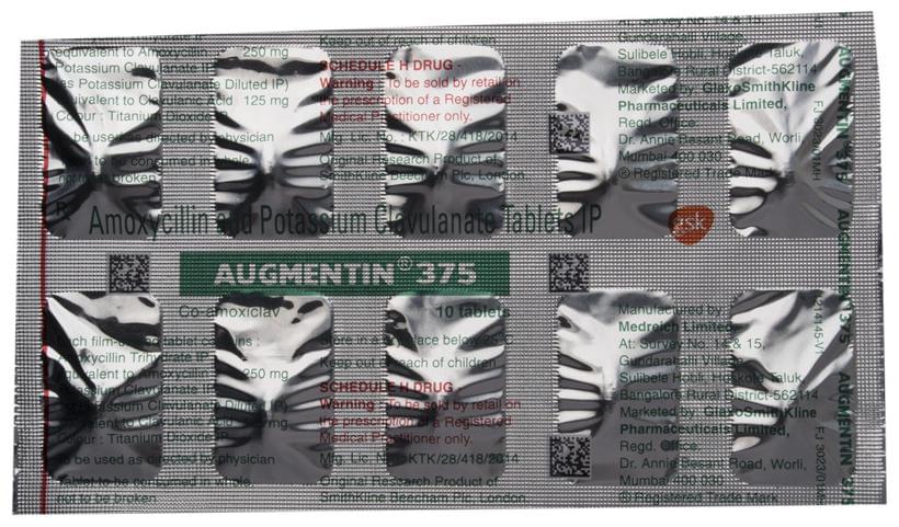 Augmentin 375 Tablet - Image 2