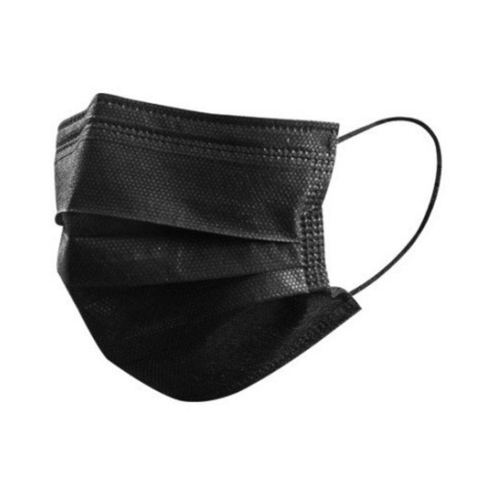 C Cure 3 Ply Anti Pollution Disposable Face Mask (10 Each) Black - Image 3