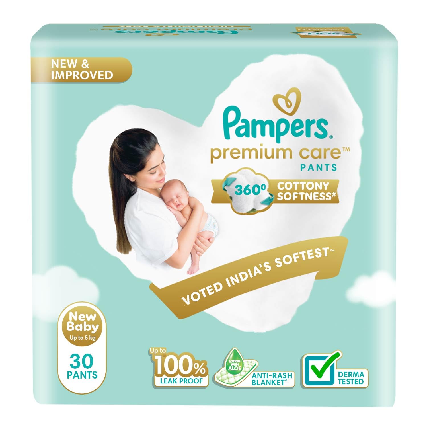 Pampers Premium Care Pants New Baby Diapers  - Image 1