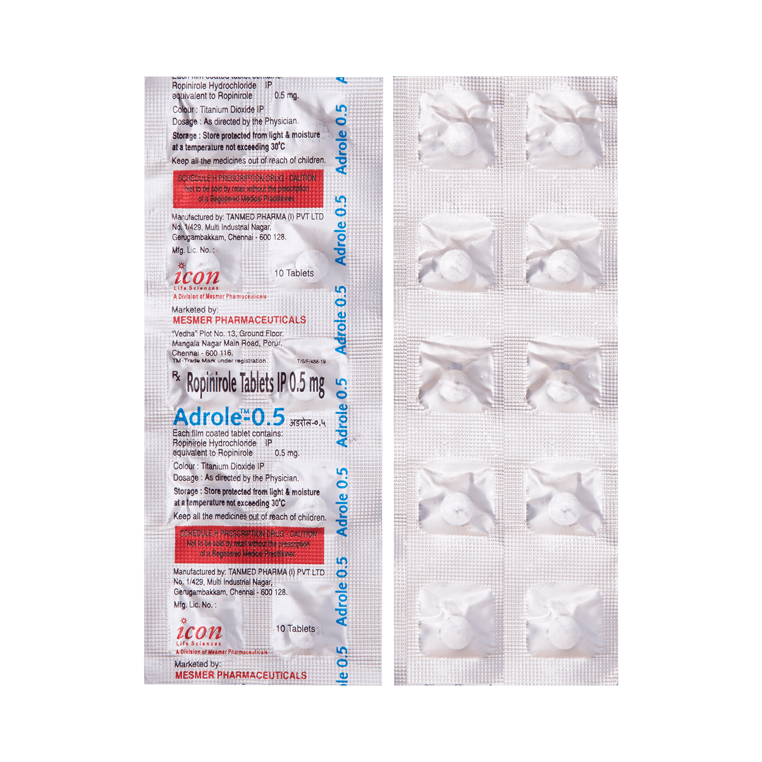 Adrole 0.5mg Tablet