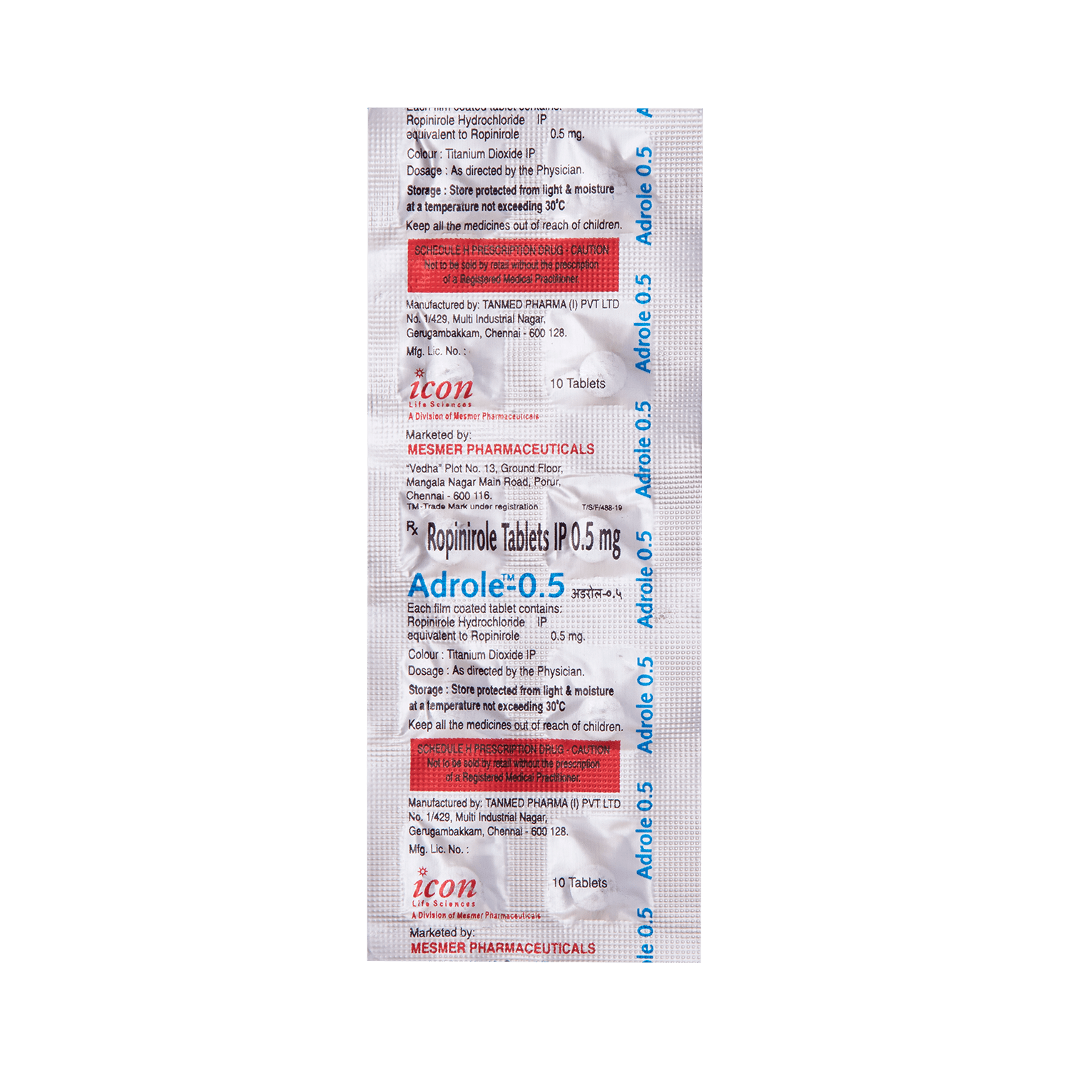 Adrole 0.5mg Tablet - Image 3