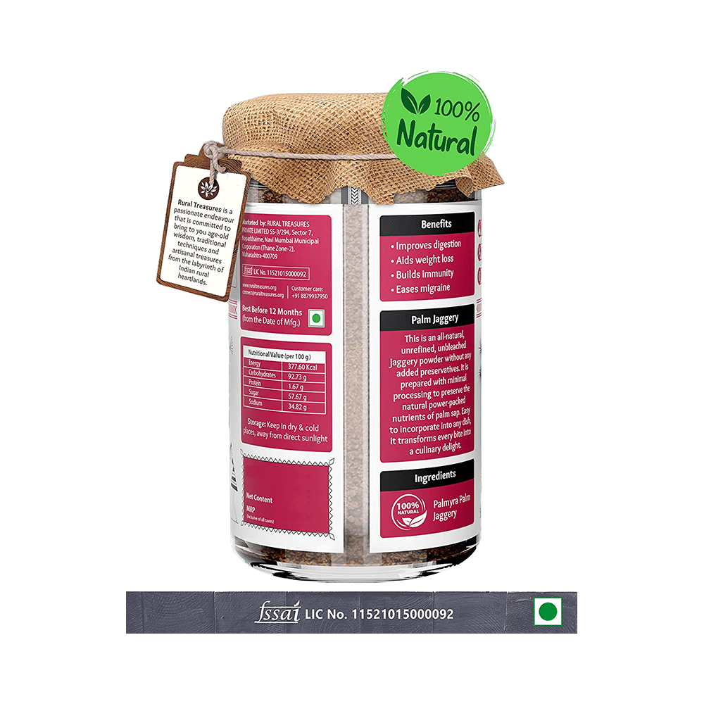 Rural Treasures Palmyra Palm Jaggery Powder - Image 2