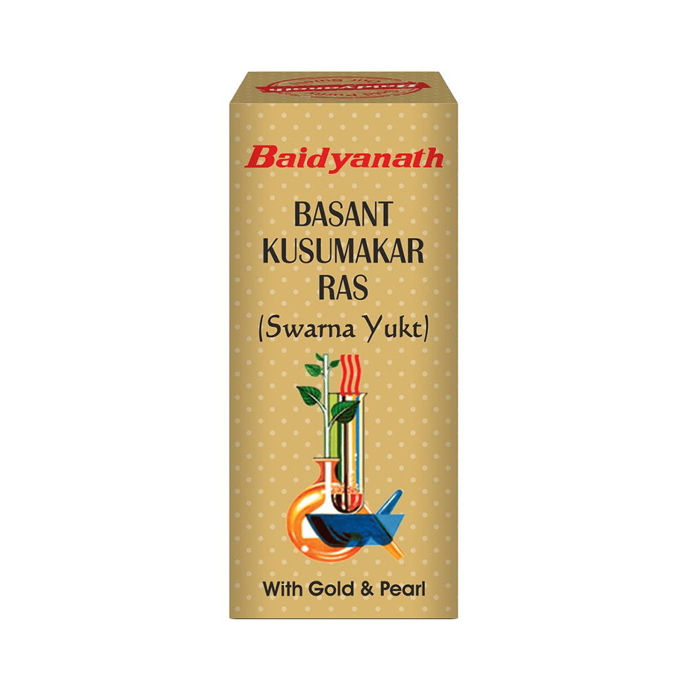 Baidyanath (Noida) Basant Kusumakar Ras (Swarna Yukt) | For Blood Sugar & General Debility - Image 1