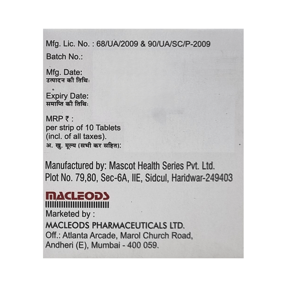 Dapamac Trio 10mg/500mg/100mg Tablet - Image 3