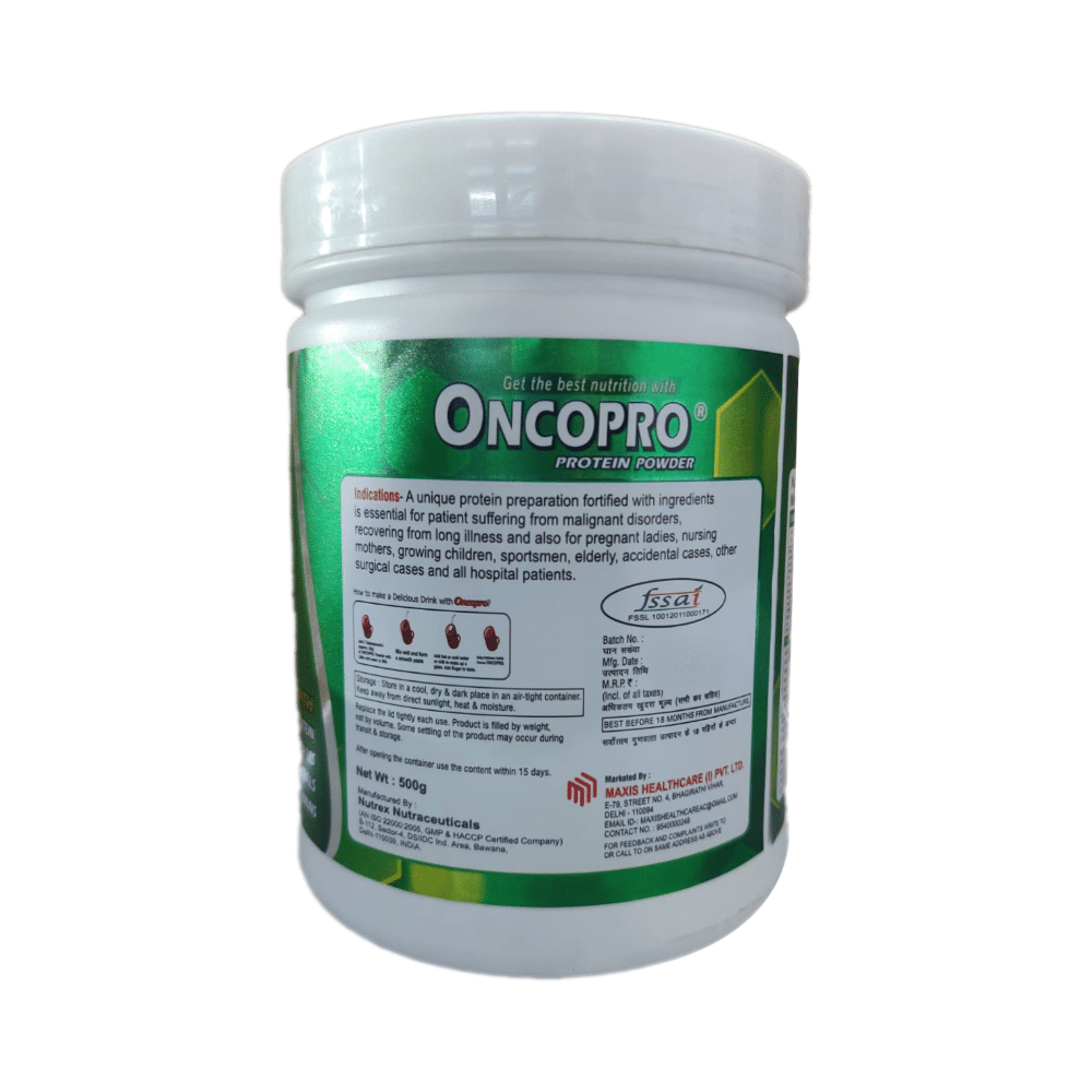 Oncopro Protein with ALA & DHA for Nutrition | Flavour Powder Vanilla - Image 3
