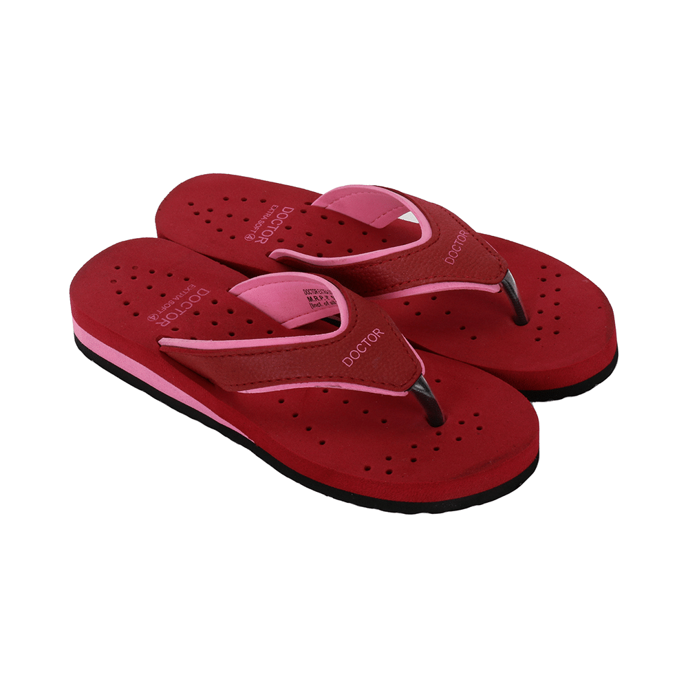 Doctor Extra Soft Ortho Care Orthopaedic Diabetic Pregnancy Comfort Flat Flipflops Slippers For Women 8 UK Pink - Image 7