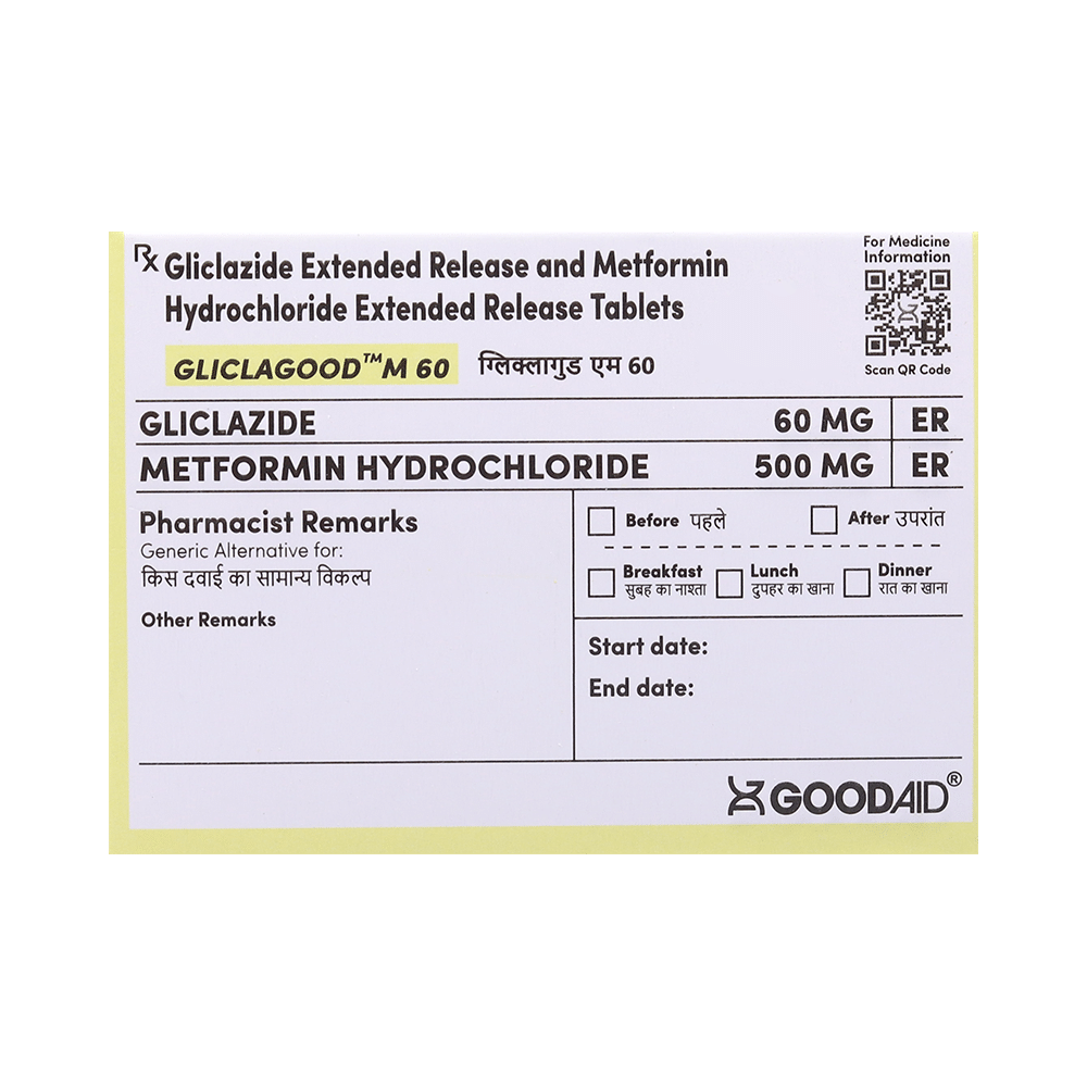 Gliclagood M 60 Tablet ER - Image 1