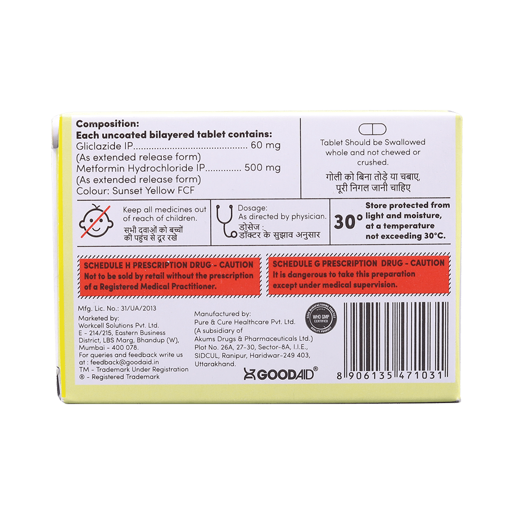 Gliclagood M 60 Tablet ER - Image 2