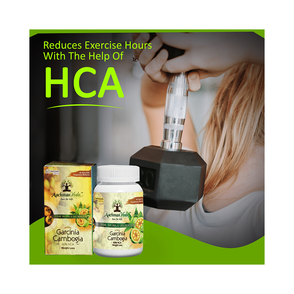 Aachman Veda Garcinia Cambogia 500mg 60% HCA Weight Loss Capsule (60 Each) - Image 8