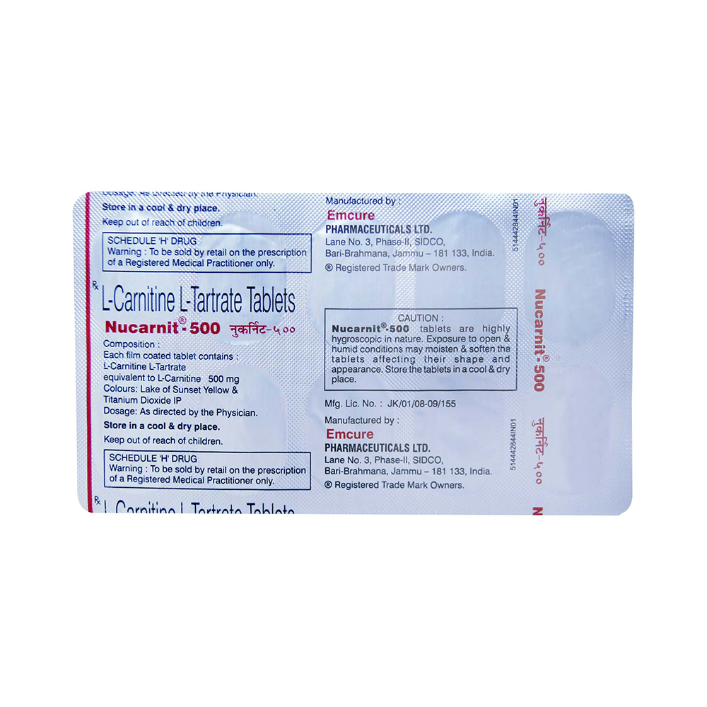 Nucarnit 500 Tablet - Image 3