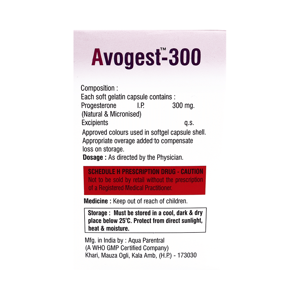 Avogest 300 Softgel Capsule - Image 2