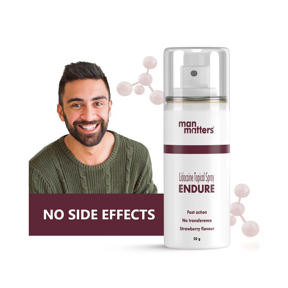 Man Matters Endure Topical Spray with Lidocaine for Long Lasting Performance (20gm Each) - Image 4