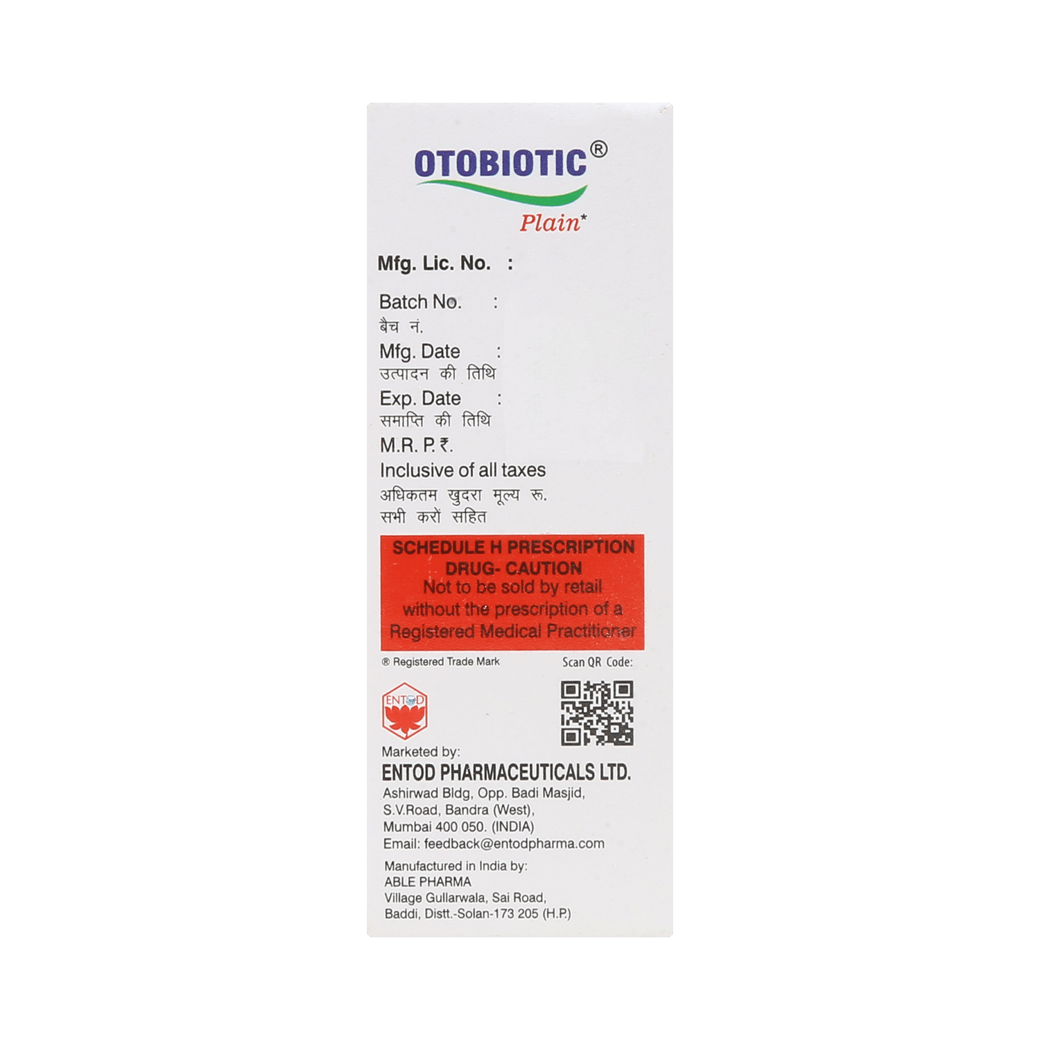 Otobiotic Plain Ear Drop - Image 3