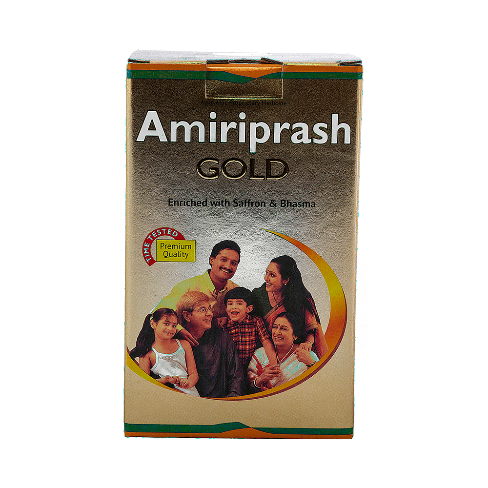 Ayukalp Amiriprash Gold Enriched with Saffron & Bhasma
