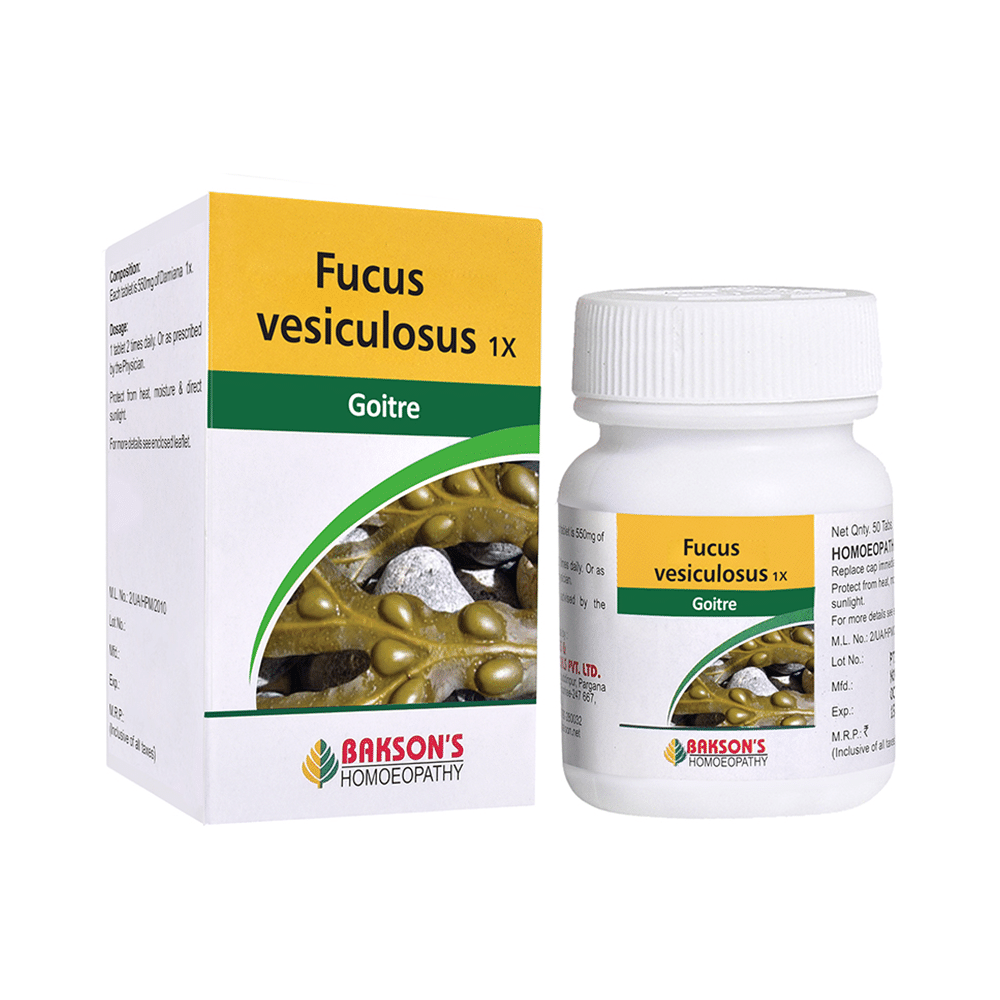 Bakson's Homeopathy Fucus Vesiculosus 1X - Image 1