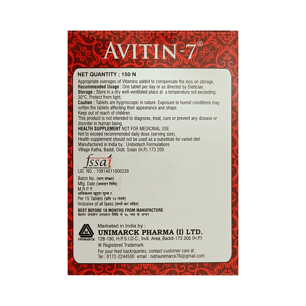 Avitin 7 Tablet - Image 3