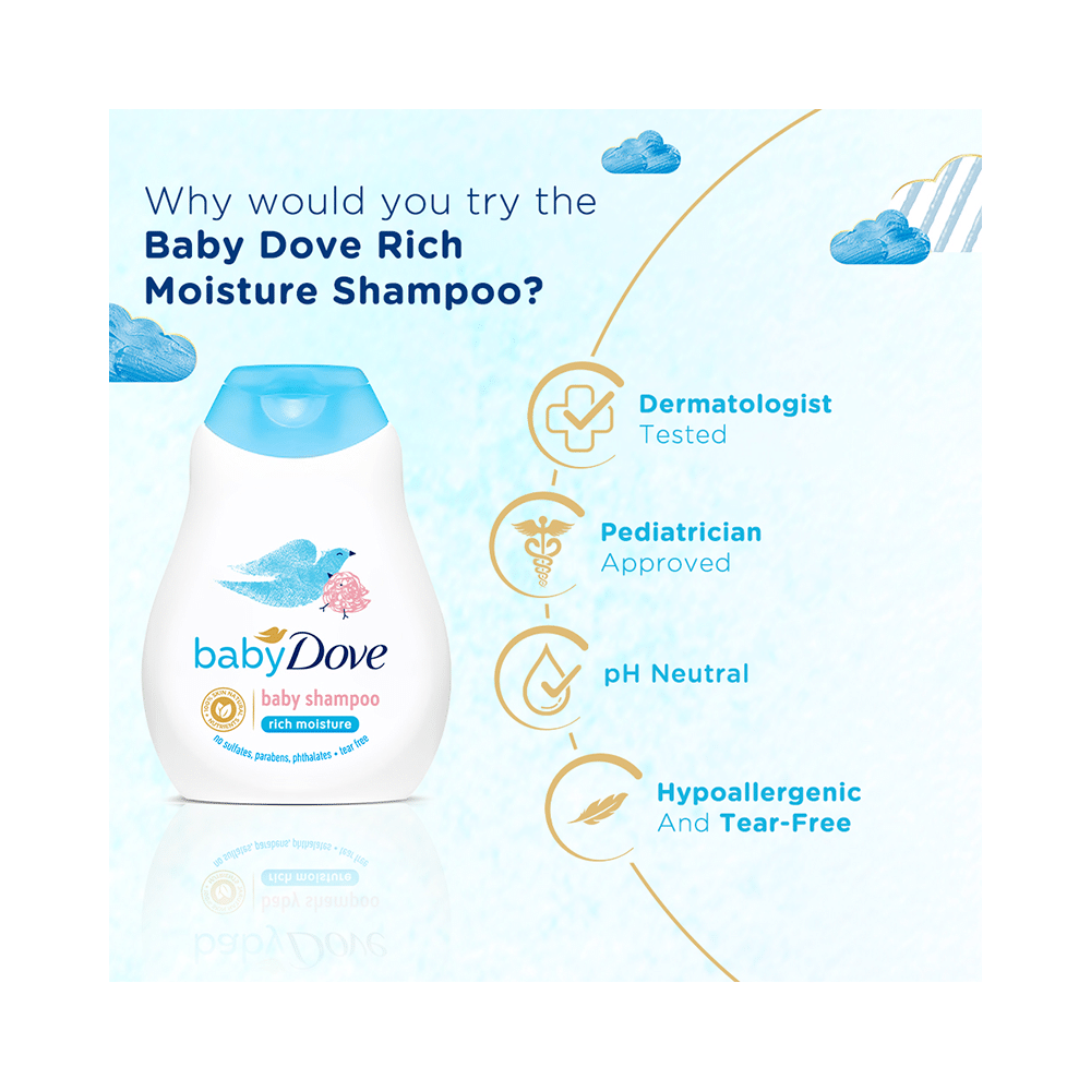 Baby Dove Rich Moisture Baby Shampoo - Image 4