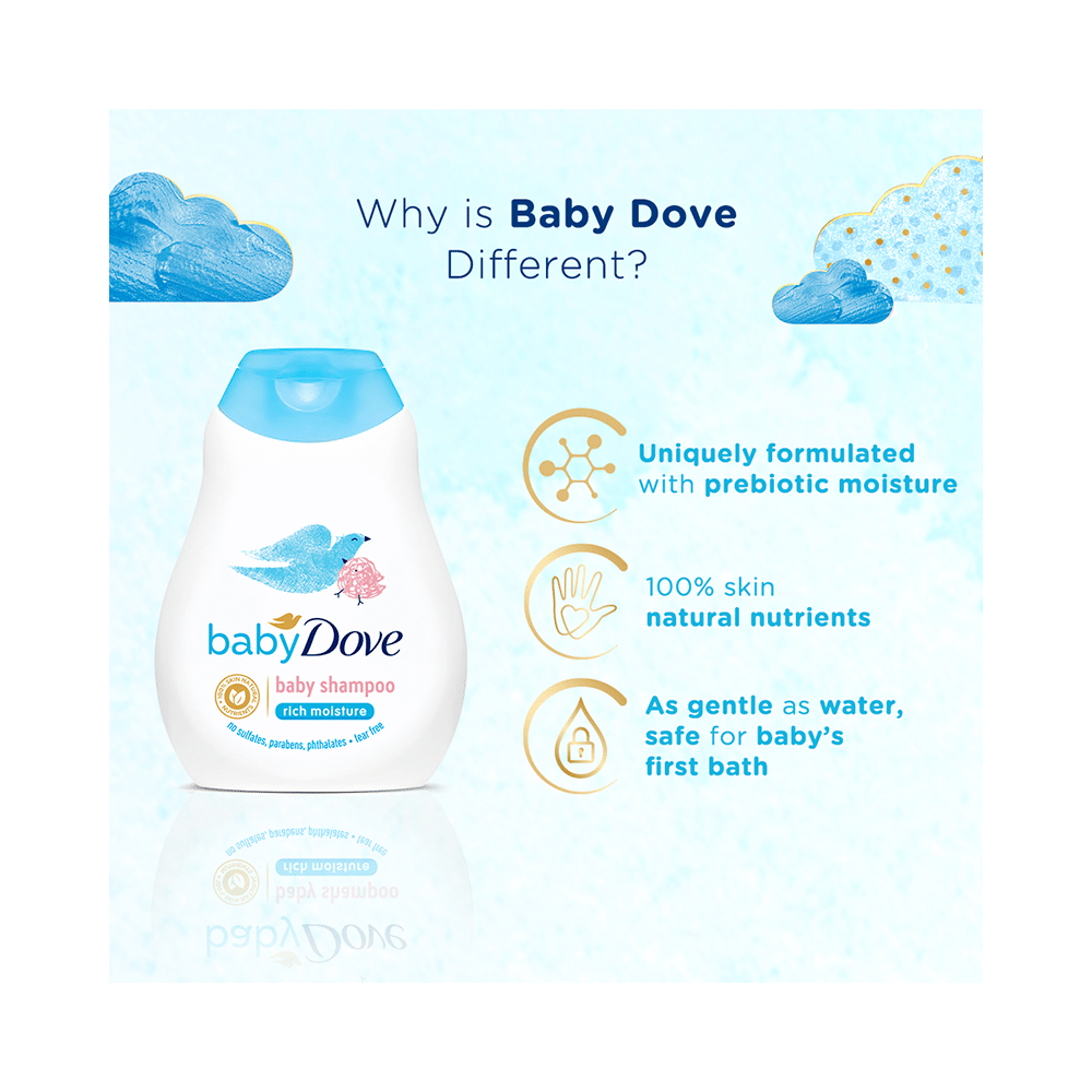 Baby Dove Rich Moisture Baby Shampoo - Image 3
