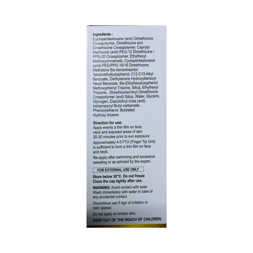 Sunstop Gold Sunscreen Gel SPF 55 PA+++ | Matte-Finish & Sweat/Water-Resistant - Image 2