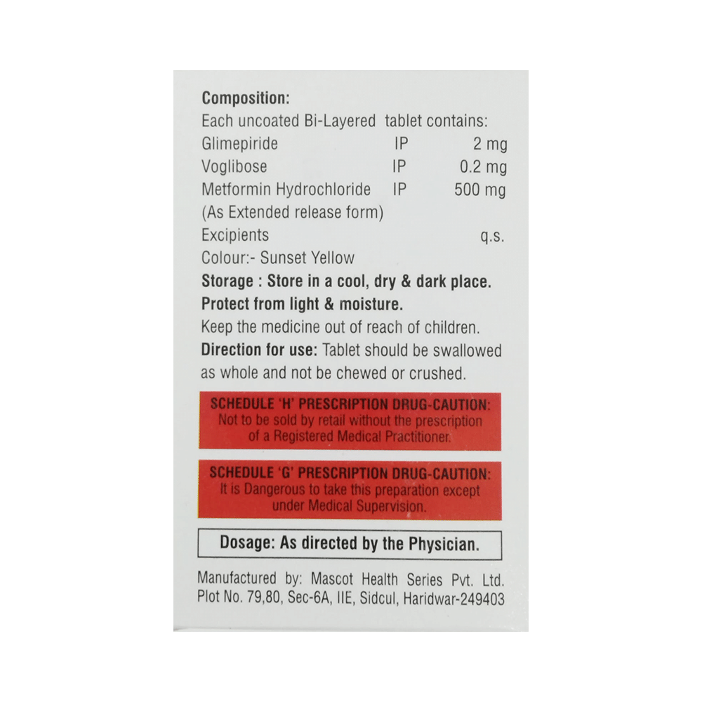 Glimezan V 2 Tablet ER - Image 2