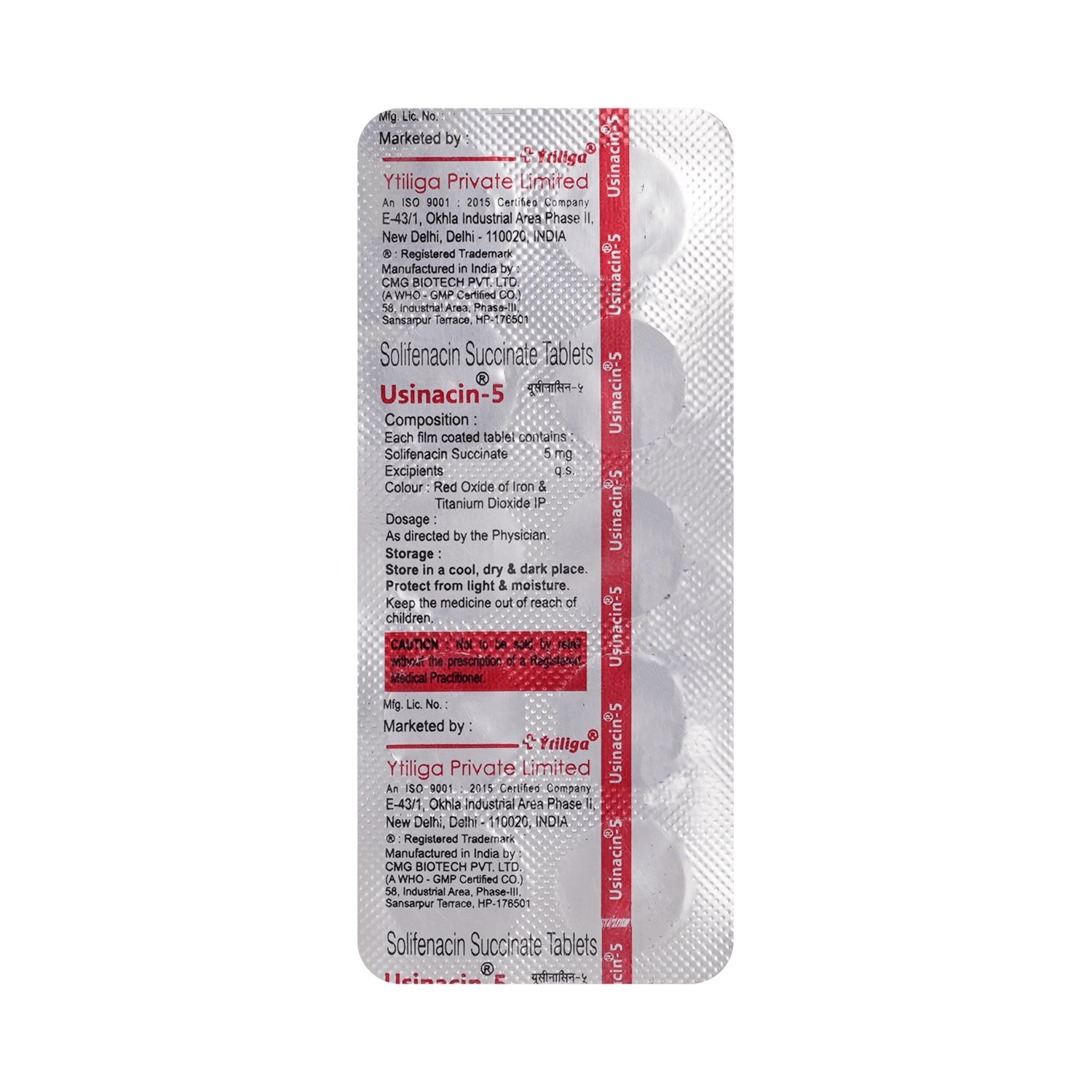 Usinacin 5 Tablet - Image 3