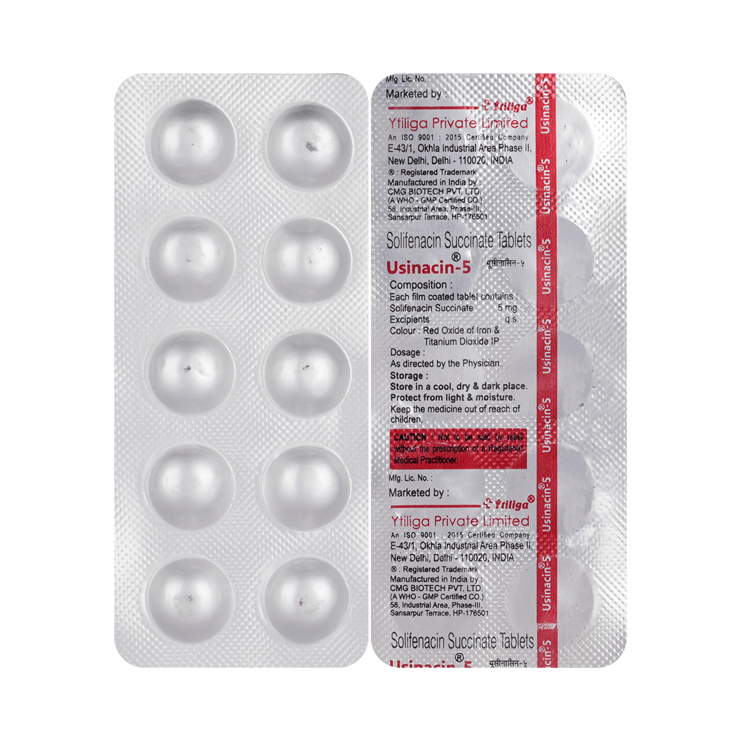 Usinacin 5 Tablet