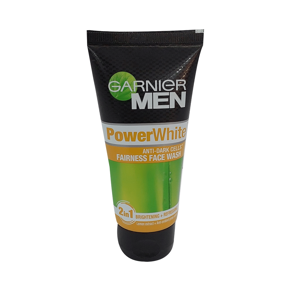 Garnier Men Face Wash Power White Fairness - Image 1