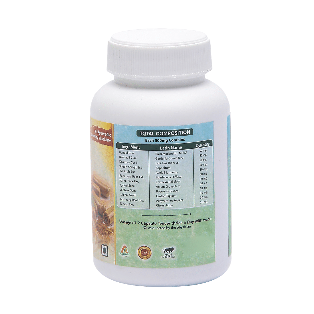 Aachman Veda A Perfect Weight Management B-Trim 500mg Capsule (60 Each) - Image 3