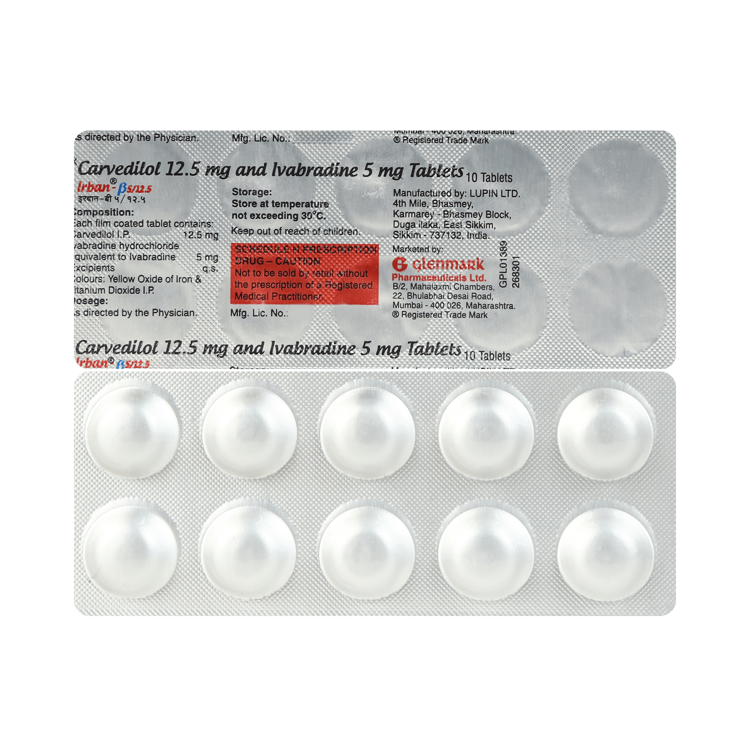 Irban Beta 12.5mg/5mg Tablet