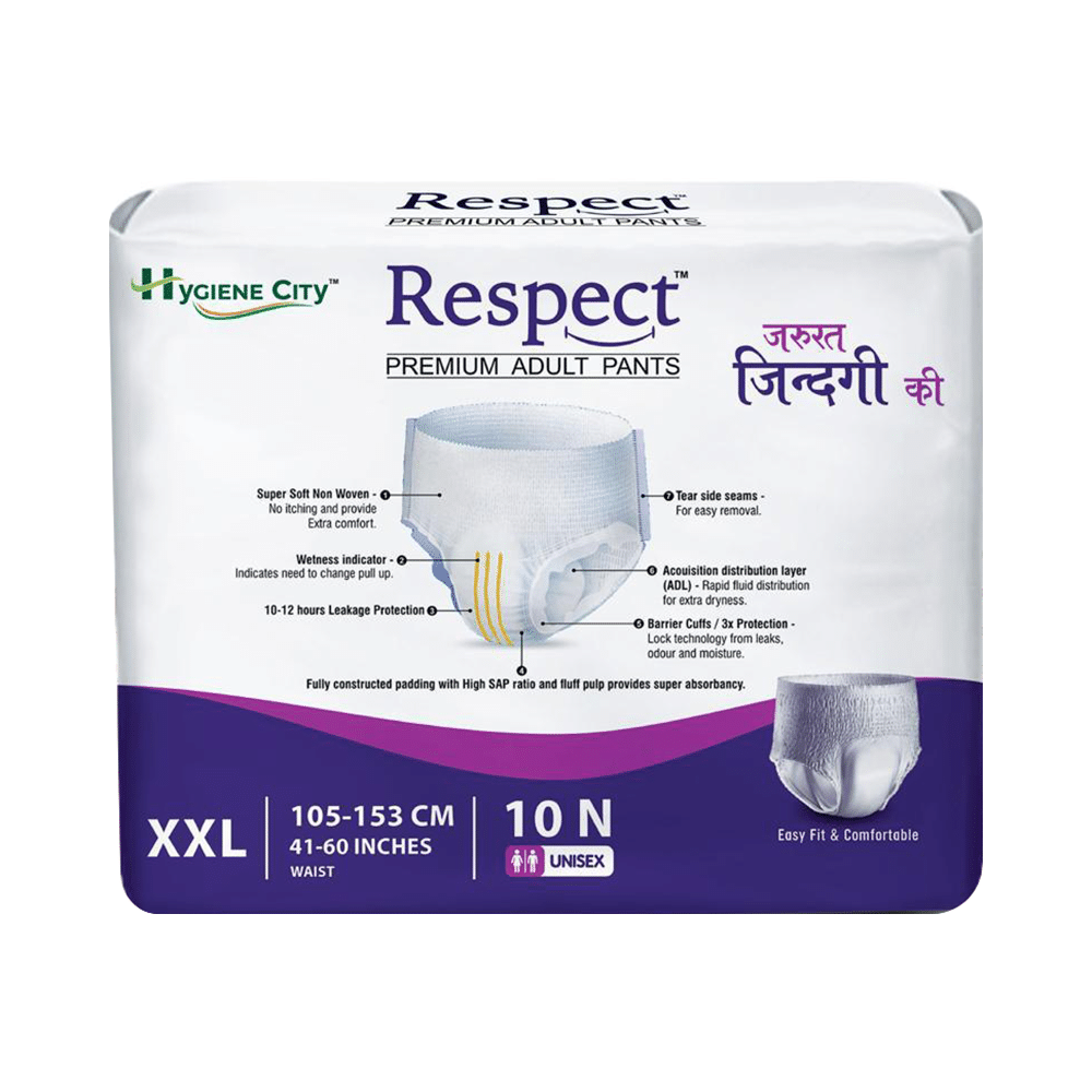 Respect  Unisex Adult Diaper Pants Style XXL - Image 2